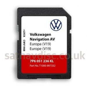 Volkswagen Touareg RNS850 V19 Full Navigation SD Card Map Update Europe 2024